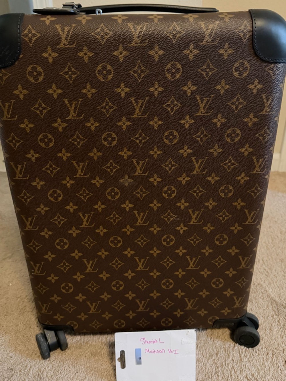 Louis Vuitton Brown Monogram Carry-On Spinner
